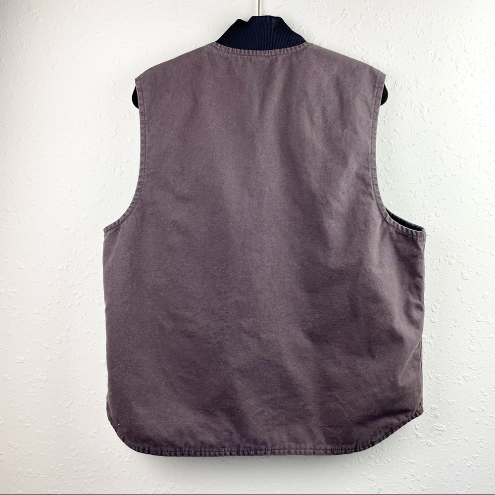 Carhartt Brown Vest with Black Collar - Picture 2 of 10